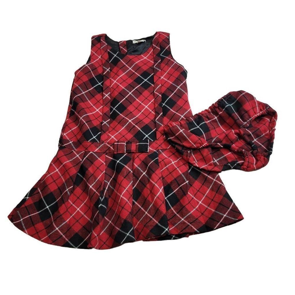 Children's Place plaid holiday dress 4T